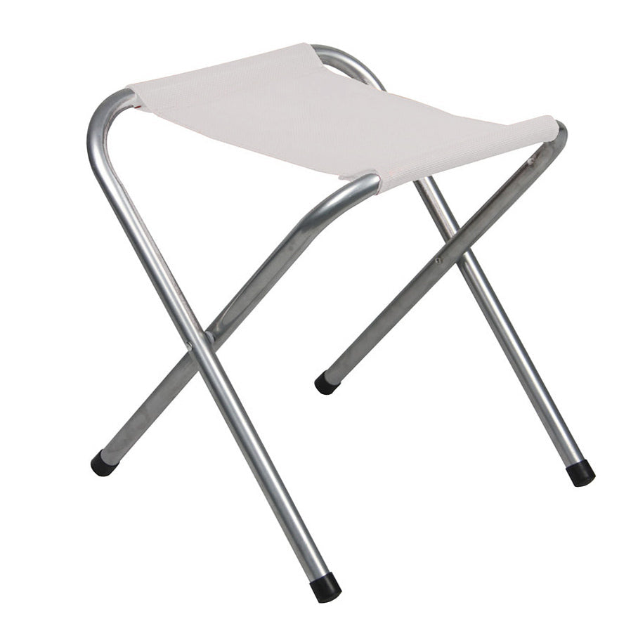 3-teiliges Klapptisch-Set mit zwei Hockern, Weiß – Bild 6