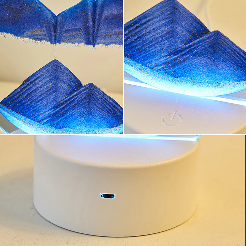 Sandbild-Tischleuchte mit RGB-Licht und sieben Modi – Bild 4