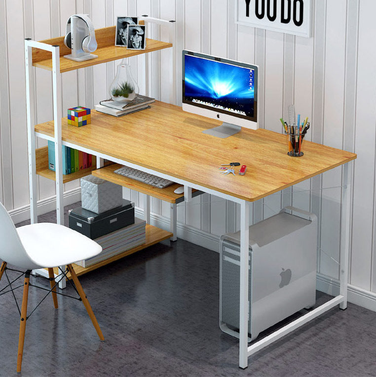 Edge Plus Schreibtisch mit Regal und Tastaturauszug