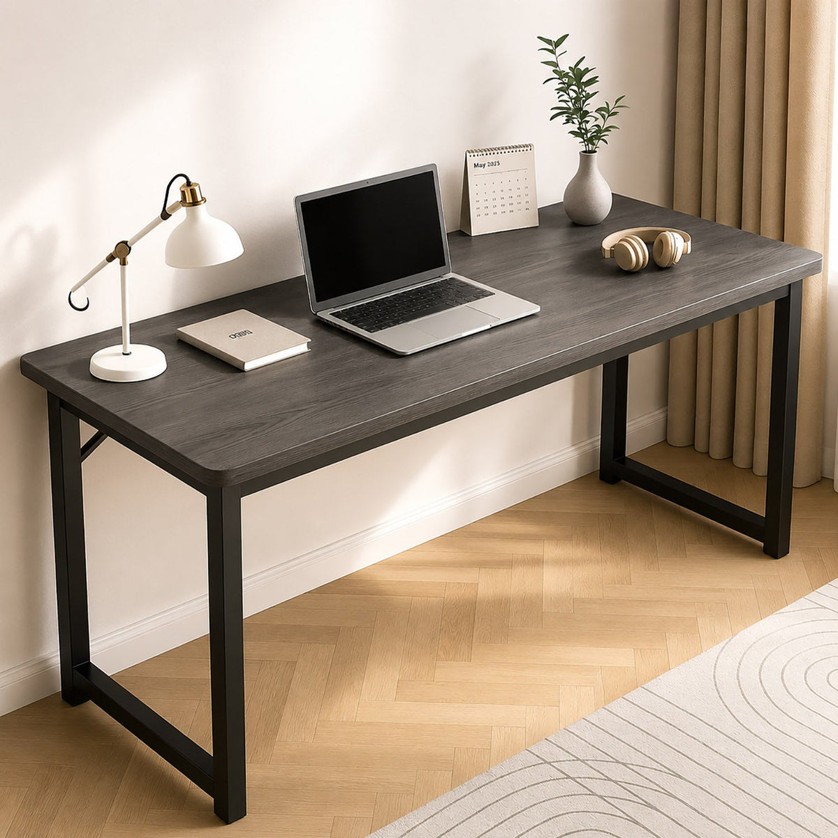 Konsolentisch Profile in Eiche-Grau, 120 x 40 cm – Bild 2
