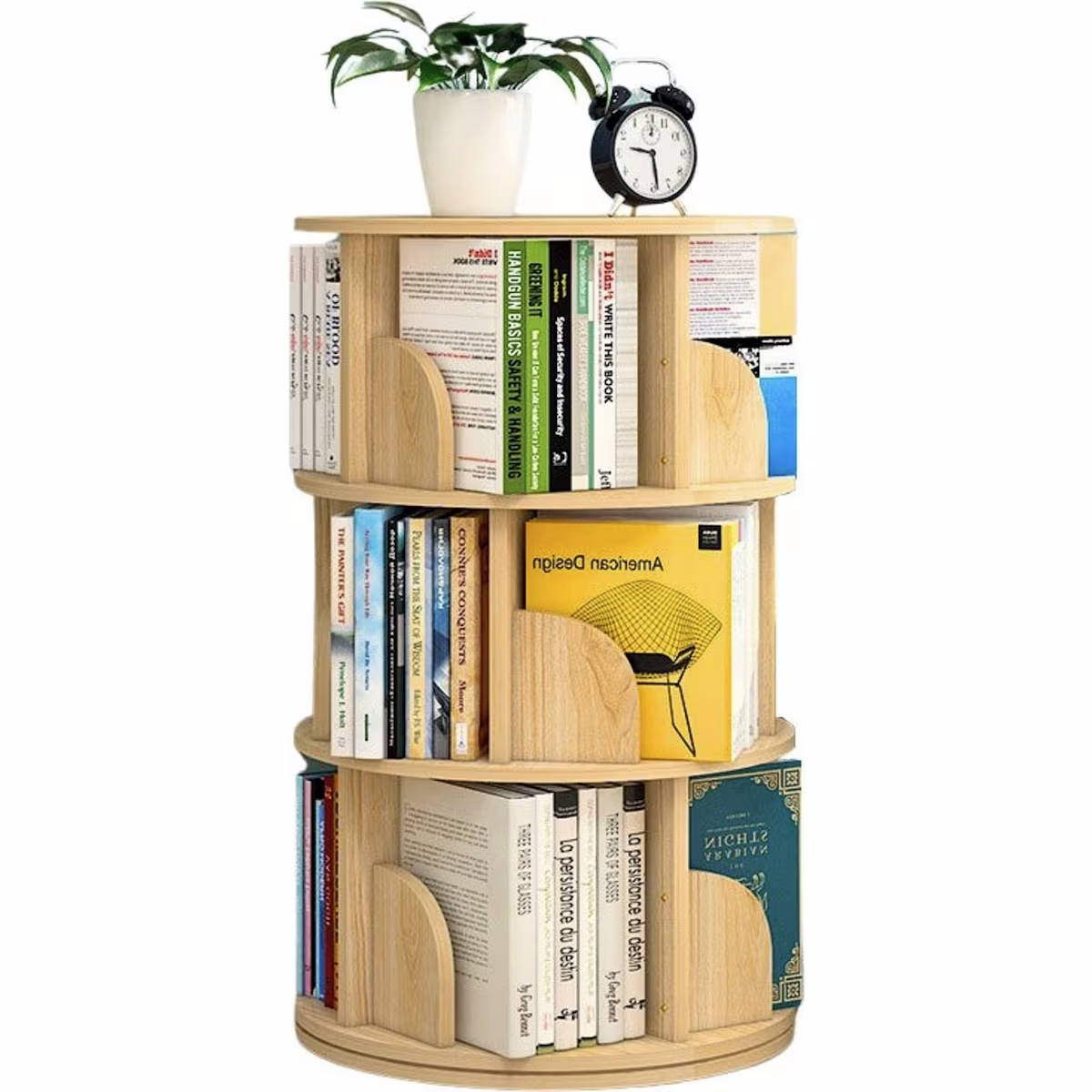 Drehregal Sanctuary in Eiche-Optik, 96 cm hoch – Bild 2
