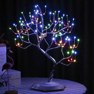 Deko-Leuchtbaum mit 108 LEDs und biegbaren Zweigen