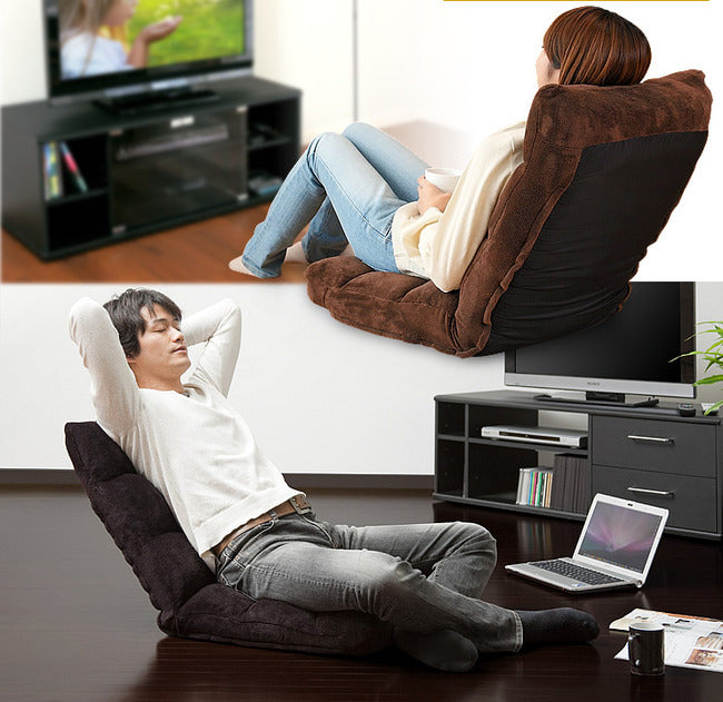Klappbarer Relaxsessel mit Liegefunktion, Schwarz – Bild 5