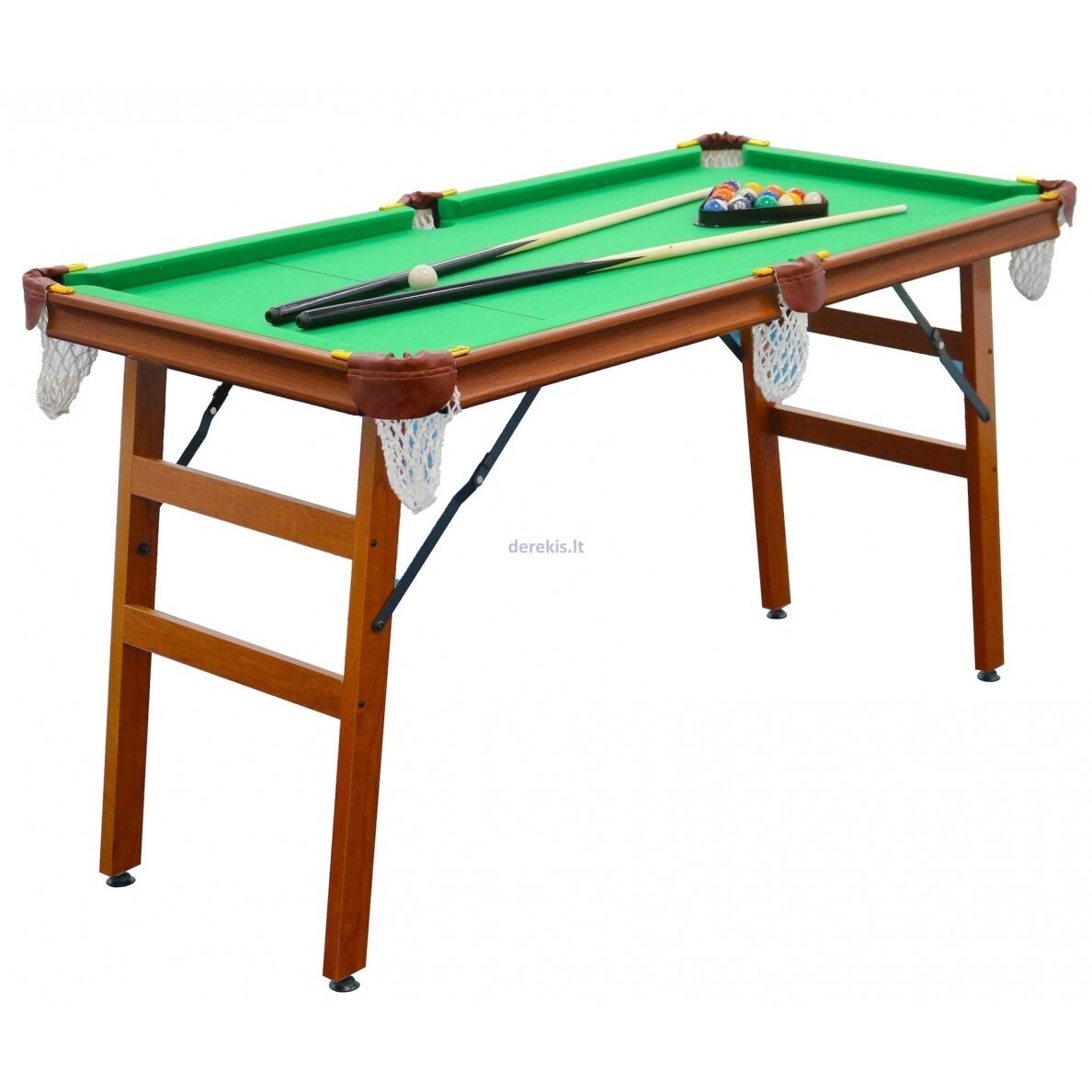 Klappbarer Billardtisch, 140 cm, mit Zubehör-Set – Bild 4