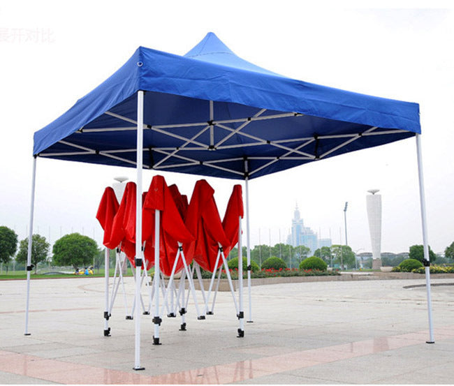 Pop-up-Pavillon 3 x 3 m mit wasserdichtem Dach, Blau – Bild 5