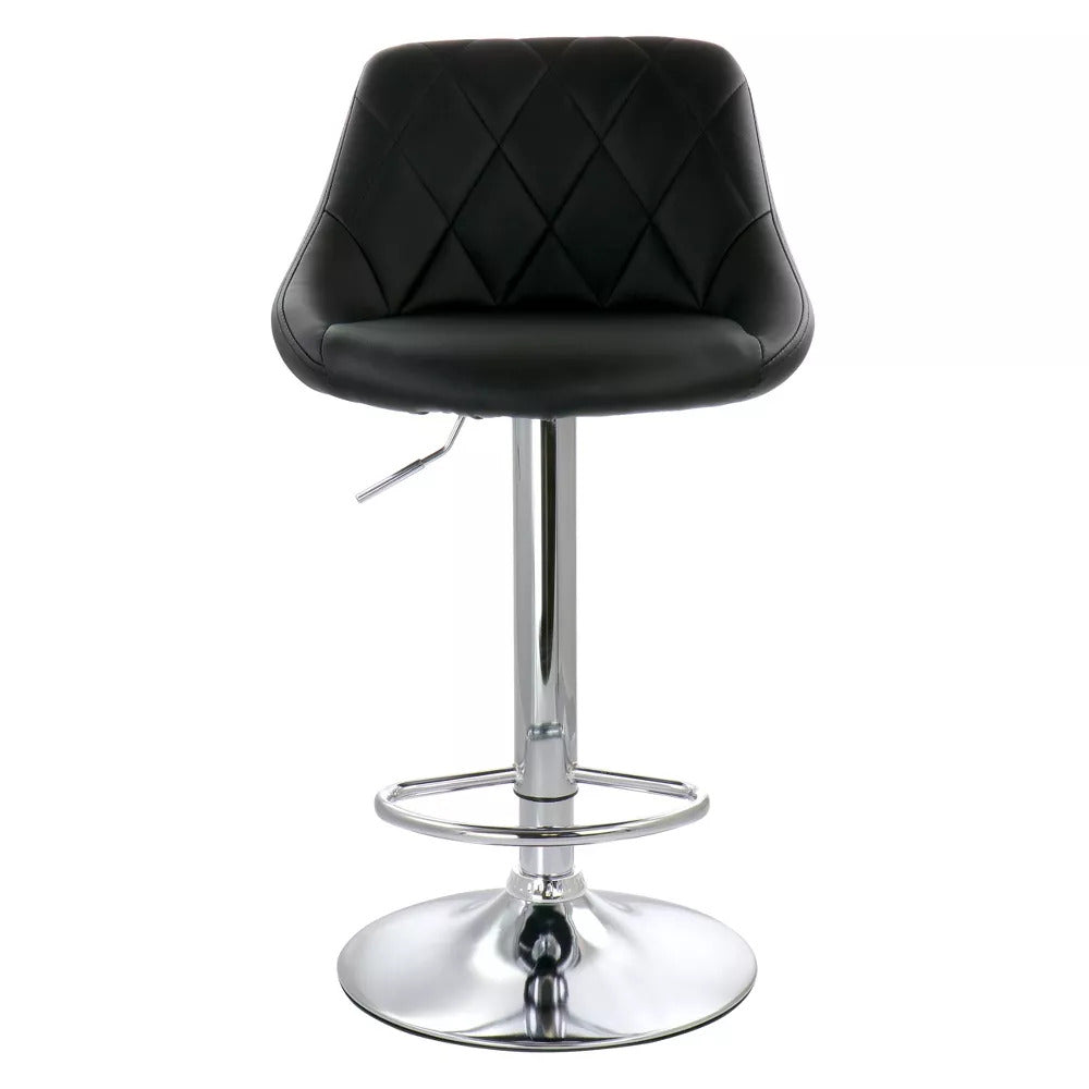 Barhocker Symphony mit hoher Lehne in Schwarz, 2er-Set – Bild 6