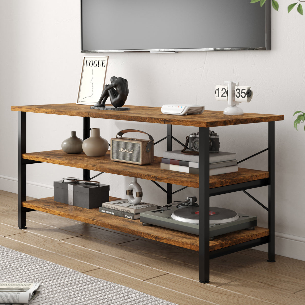 Konsolentisch Serenity in Holzoptik mit 3 Ablagen – Bild 6