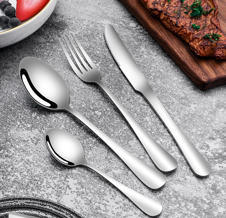 Besteckset aus Edelstahl, 24 Teile, in Geschenkbox – Bild 4