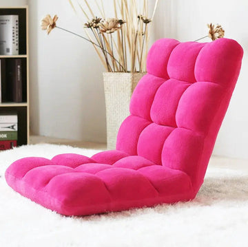 Klappbarer Relaxsessel mit Liegefunktion in Rosa