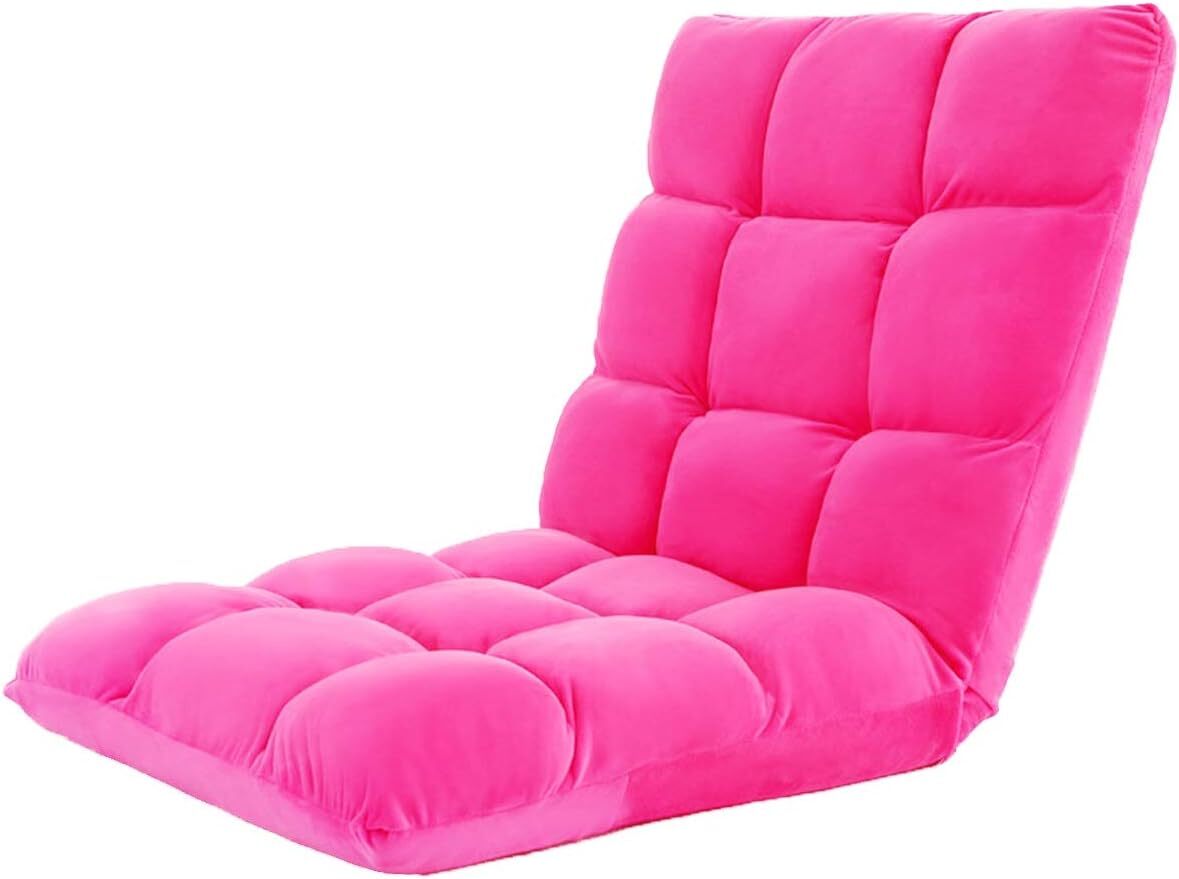 Klappbarer Relaxsessel mit Liegefunktion in Rosa – Bild 4