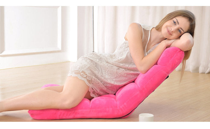 Klappbarer Relaxsessel mit Liegefunktion in Rosa – Bild 5